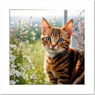 Cute Kittens Beautiful Cats Posters and Art